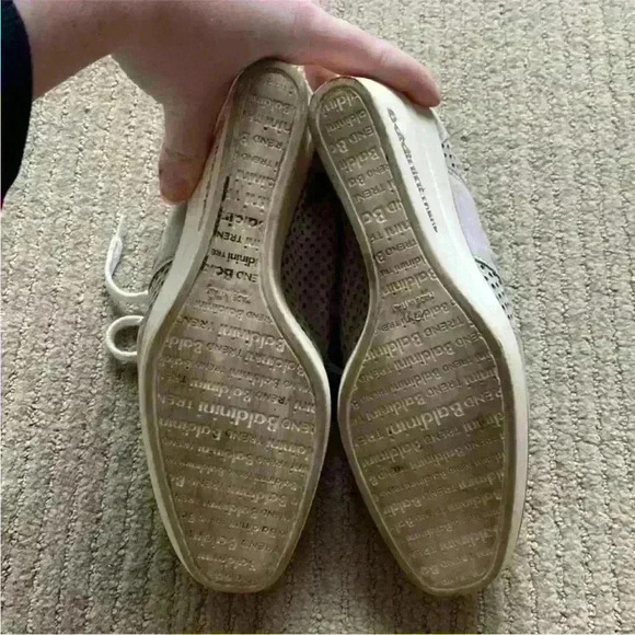 Baldinini Leather Sneaker Platform Shoe, nude lace up ankle boot, size 38 EUR - Picture 7 of 13